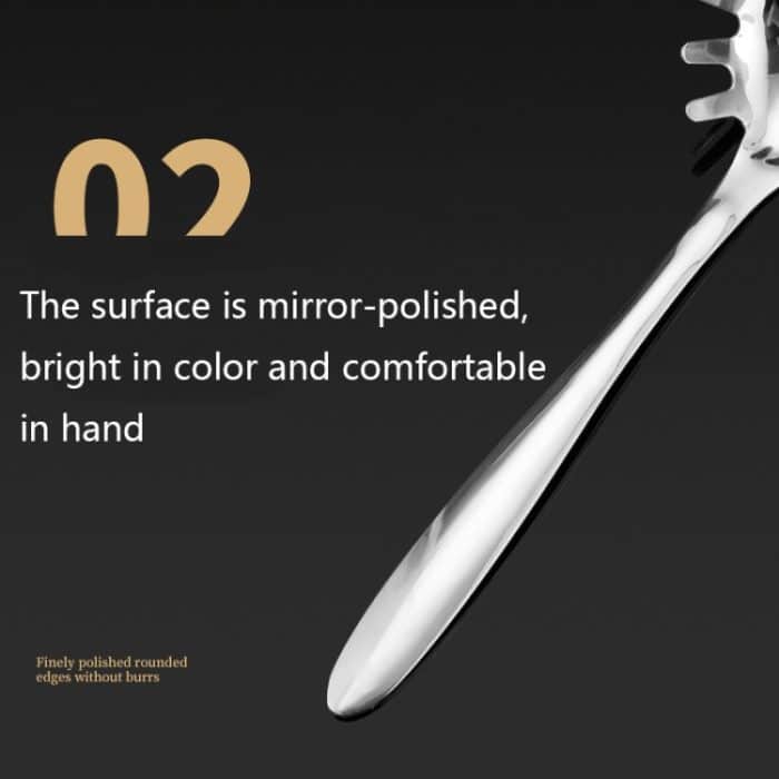 Multifunktionaler Nudellöffel aus Edelstahl – Bild 5