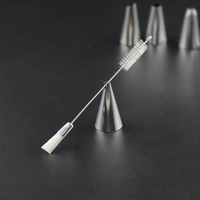 10 Stück zweiseitige Reinigungsbürste für die Kuchenspitze, Cake Piping Tip Brush – Bild 7