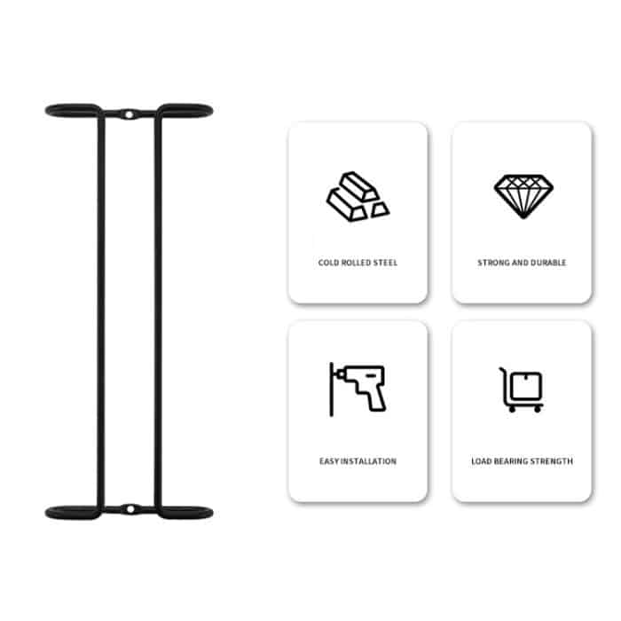 3 Stück einfaches einreihiges umgekehrtes Regal für Rotweinbecher, Red Wine Cup Inverted Rack – Bild 2