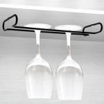 3 Stück einfaches einreihiges umgekehrtes Regal für Rotweinbecher, Red Wine Cup Inverted Rack – Bild 3