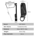 WEST BIKING Fahrradlenker-Klappspiegel, WEST BIKING Folding Mirror – Bild 3