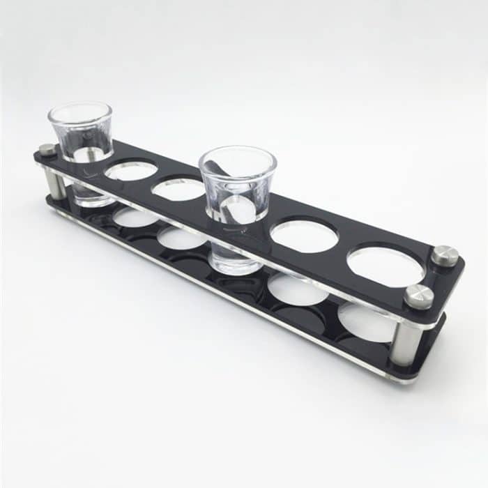 TBD0602146801.jpg Weinglashalter aus Acryl mit rundem Loch, 6 Grids, 12 Grids – Bild 1