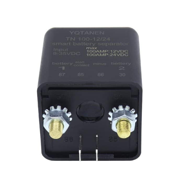 YQTANEN Kleinvolumiger, breiter Spannungs-Doppelbatterie-Isolator, Strom:, 100A, 200A – Bild 4