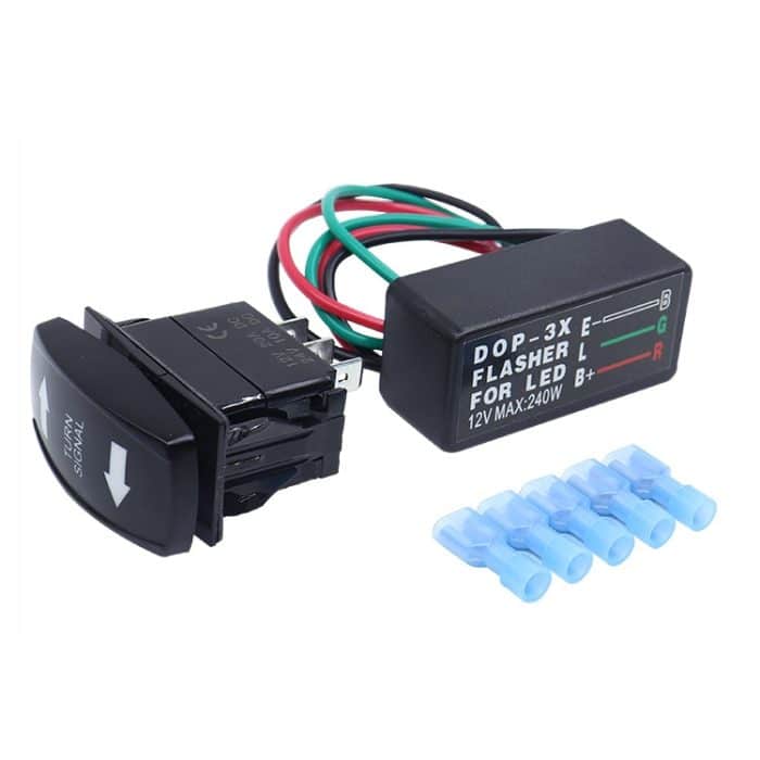 DOP-3X Motorrad-Blitz-LED-Blinker-Controller, 3 In 1 – Bild 4
