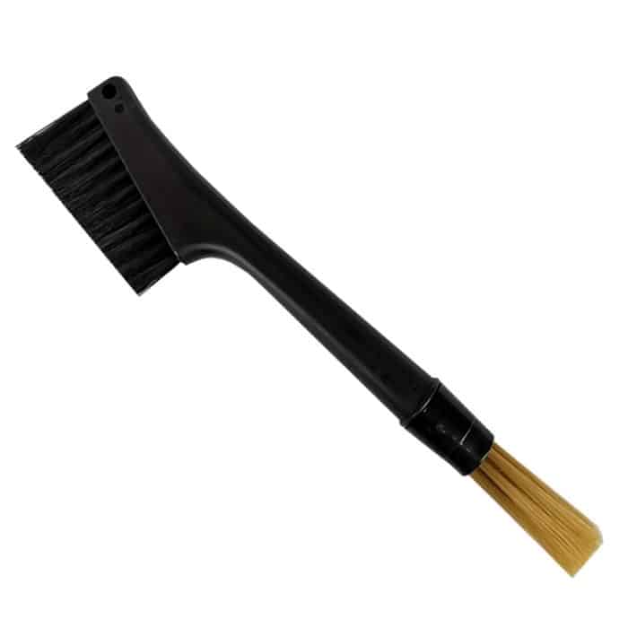 2 Stück KFS-04 Doppelseitige Reinigungsbürste für Kaffeemaschinen mit weichen Borsten, Double-ended Brush – Bild 1