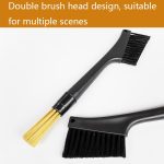 2 Stück KFS-04 Doppelseitige Reinigungsbürste für Kaffeemaschinen mit weichen Borsten, Double-ended Brush – Bild 3