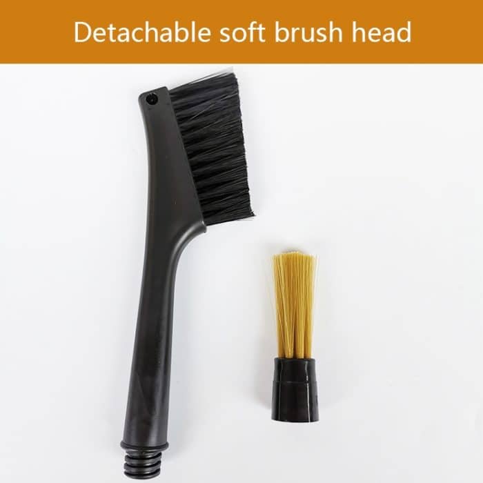 2 Stück KFS-04 Doppelseitige Reinigungsbürste für Kaffeemaschinen mit weichen Borsten, Double-ended Brush – Bild 4
