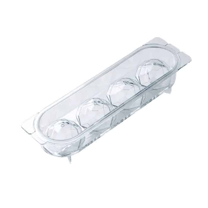 2 Stück transparente runde Eiswürfelform für den Haushalt in Lebensmittelqualität, Größe:, Small, Medium, Large – Bild 1