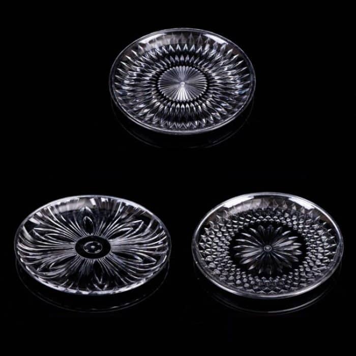 5 Stück Acryl runde transparente Obstschale, Durchmesser:, 20cm, 25cm, 30cm – Bild 2