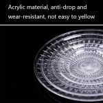 5 Stück Acryl runde transparente Obstschale, Durchmesser:, 20cm, 25cm, 30cm – Bild 5