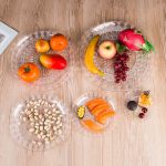 5 Stück Acryl runde transparente Obstschale, Durchmesser:, 20cm, 25cm, 30cm – Bild 6