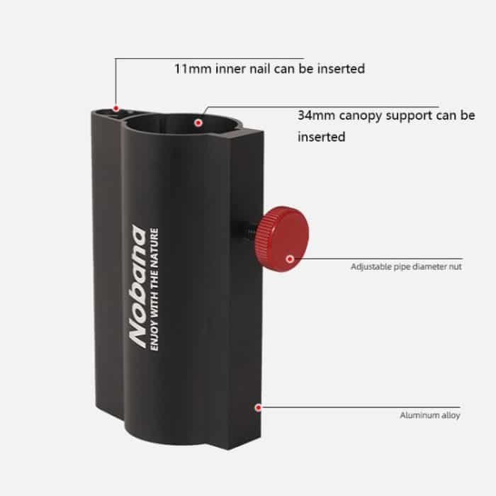 Outdoor-Camping-Überdachungsstangenhalter – Bild 4