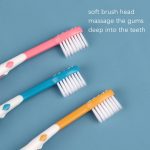 4 Sets RAOYI Giraffe Feines Haar Kinder Zahnbürste Baby Cartoon Zahnbürste – Bild 4