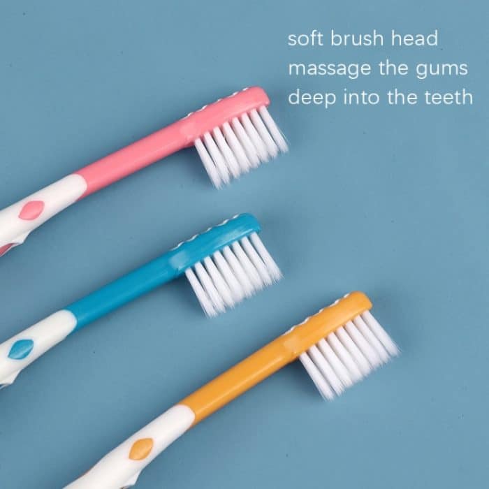 4 Sets RAOYI Giraffe Feines Haar Kinder Zahnbürste Baby Cartoon Zahnbürste – Bild 4