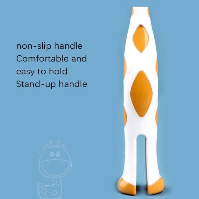 4 Sets RAOYI Giraffe Feines Haar Kinder Zahnbürste Baby Cartoon Zahnbürste – Bild 6