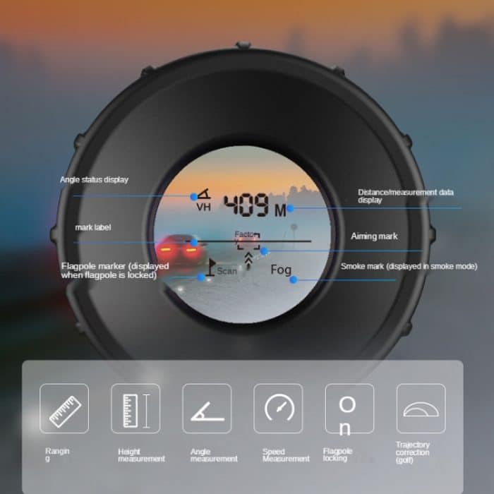 APEXEL 1200M Golf Laser-Infrarot-Teleskop-Rangfinder – Bild 3