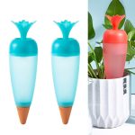 2 Stück karottenförmiges automatisches Blumenbewässerungsgerät Sickergerät, 2 PCS Carrot-shaped Blue, 2 PCS Carrot-shaped Green