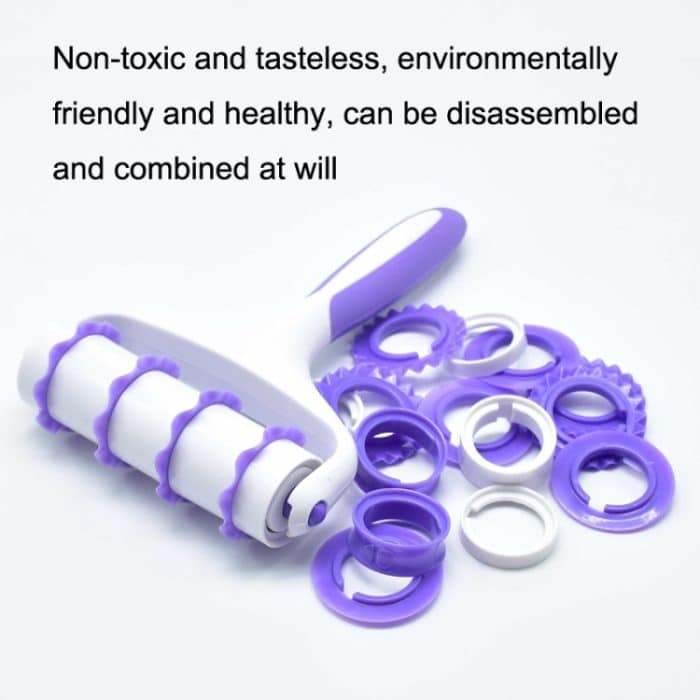 2 Sets Kuchenglasur-Roller-Spitzen-Set, Dekorationswerkzeuge, Plätzchenschneiden, Prägestempel – Bild 3