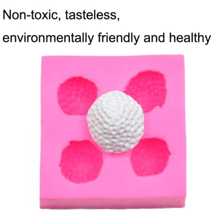 2 Stück Fondant-Schokoladen-Kuchendekoration, Erdbeer-Silikonform, Cake Decorating – Bild 5