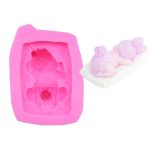 2 Stück Fondant-Kuchen-Schokoladen-Silikonform, Silicone Mold