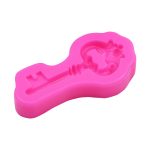 2 Stück Retro-Schlüssel-Fondant-Kuchen-Schokoladen-Silikonform, Retro Key – Bild 3