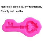 2 Stück Retro-Schlüssel-Fondant-Kuchen-Schokoladen-Silikonform, Retro Key – Bild 5