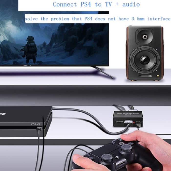 HDMI-zu-HDMI+Audio-Audio-Trenner – Bild 6