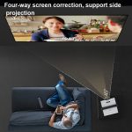 Q3 4K-Mobiltelefonprojektor Home Office Integrierter Projektor, EU-Stecker, Version:, Multimedia Version, Same Screen Version, Smart Version, English Android Version – Bild 5