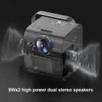 Q3 4K-Mobiltelefonprojektor Home Office Integrierter Projektor, EU-Stecker, Version:, Multimedia Version, Same Screen Version, Smart Version, English Android Version – Bild 6