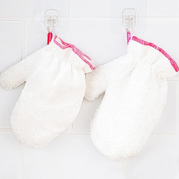 5 Paare Küchenreinigung Geschirrspülhandschuhe Verdickte Bambusfaserhandschuhe – Bild 5