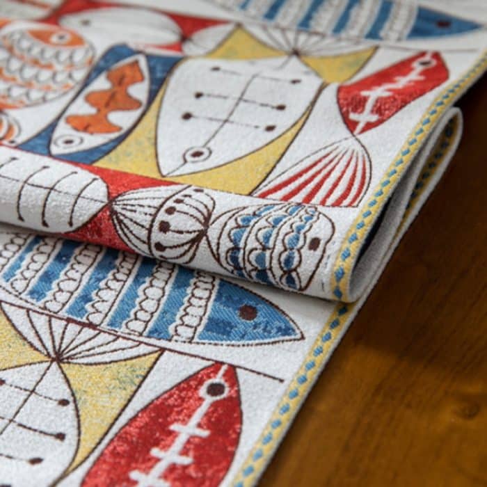 Home Tischläufer aus Chenille-Polyester mit Quasten, 33x140cm, 33x160cm, 33x180cm, 33x200cm, 33x220cm, 33x260cm, 33x300cm, 33x240cm – Bild 5