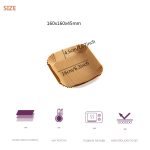 3 Stück Air Fryer Liner Backöl absorbierendes, ölbeständiges Papierfach – Bild 2