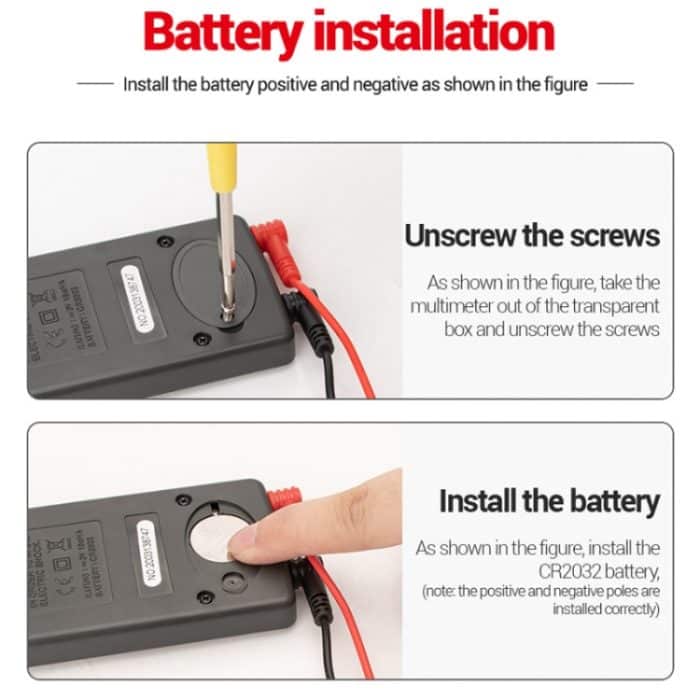 Ang AN-101 ultradünne Mini-Digitalanzeigespannung und Strommultimeter – Bild 5