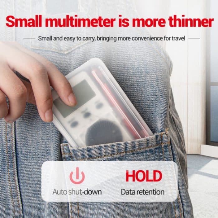 Ang AN-101 ultradünne Mini-Digitalanzeigespannung und Strommultimeter – Bild 7