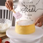 Home Spritztisch-Kuchendrehteller, White, Wheat, Blue, Pink – Bild 7