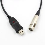 3 m langes Mikrofonverbindungs-Computerkabel USB auf XLR – Bild 3