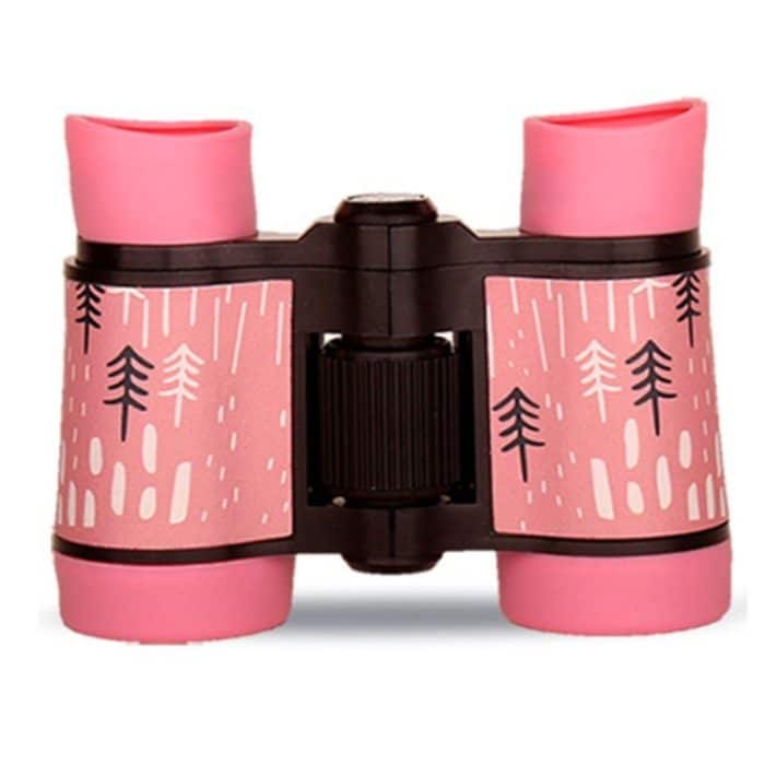 4X30 Fernglas-Teleskop, Vogelbeobachtungsteleskop, Geschenke für Kinder, 4X30 Rain Season Pink – Bild 1