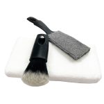 3 stücke / set auto detail schlitzbürste reifenreinigung pinsel