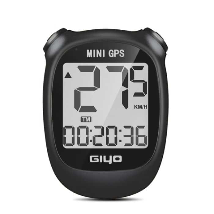 GIYO M3 LCD-Display Fahrrad GPS Fahrradcomputer Drahtloses Rennrad Stoppuhr Geschwindigkeitsmesser, GIYO M3(Black), GIYO M3(White) – Bild 1