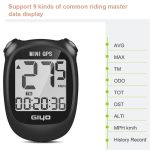 GIYO M3 LCD-Display Fahrrad GPS Fahrradcomputer Drahtloses Rennrad Stoppuhr Geschwindigkeitsmesser, GIYO M3(Black), GIYO M3(White) – Bild 5