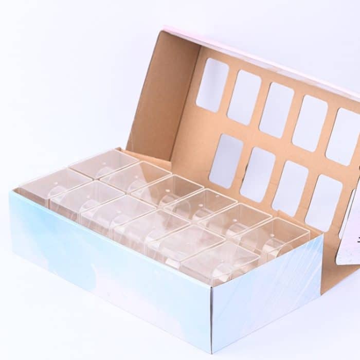 5 Stück transparente rechteckige Uhrenbox, ausziehbare elektronische Uhrenbox, 5 PCS Watch Box – Bild 6