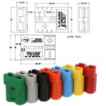 4 Stück SHENG EN DI-Anschluss Lithium-Batterie-Lade- und Entladestecker – Bild 3