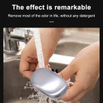 4 Stück Edelstahlseife Deodorant Metallseife, Triangle, Rectangle – Bild 5