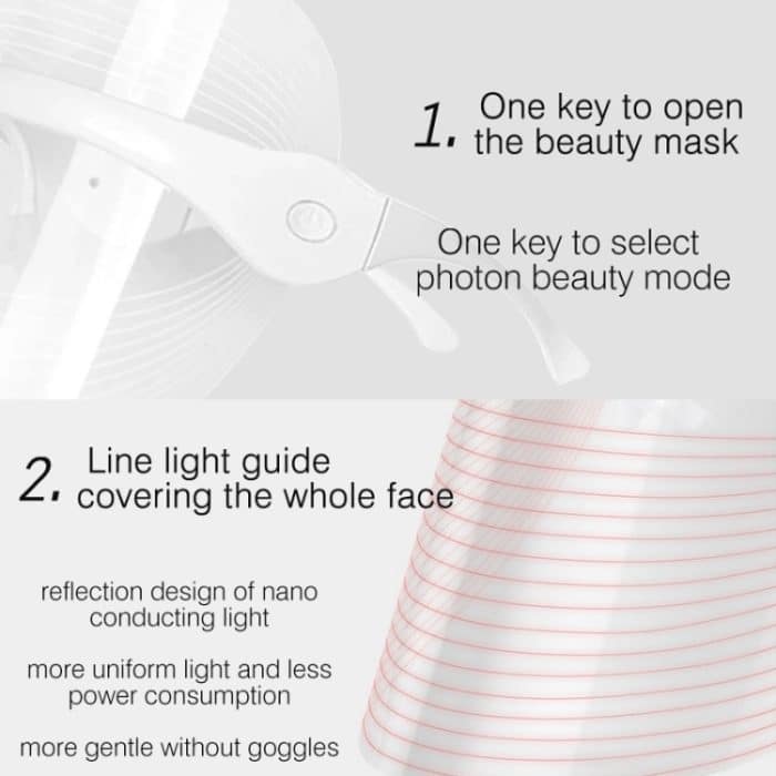 LED-Schönheitsmaske IPL-Spektrometer Photon Beauty Hautverjüngungsinstrument, 908 Seven Color, 908 Three Color – Bild 4