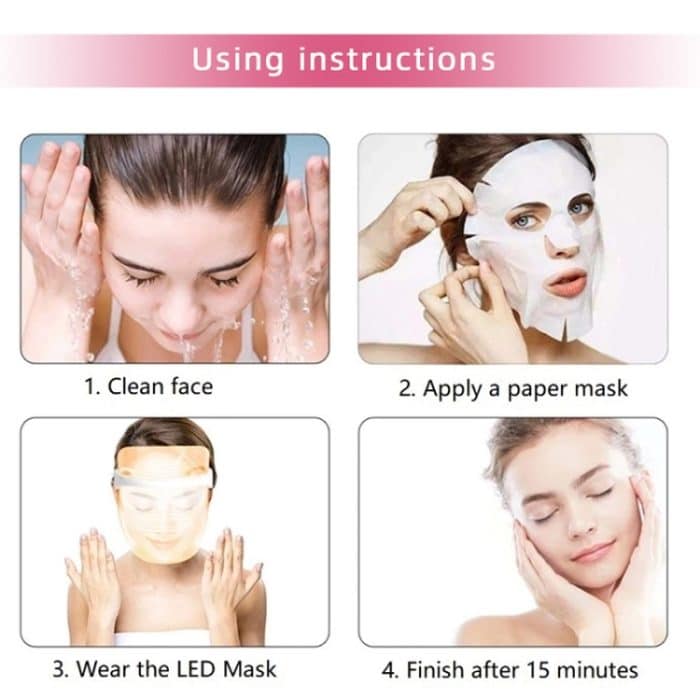 LED-Schönheitsmaske IPL-Spektrometer Photon Beauty Hautverjüngungsinstrument, 908 Seven Color, 908 Three Color – Bild 6