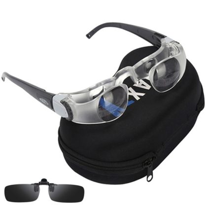 2-teiliges Angelteleskop mit einstellbarem Fokus, Stil:, Myopia+ Gray Clip, Myopia+Yellow Clip, Myopia+Yellow+Gray Clip