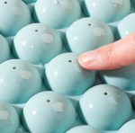 5 Stück 33 Gitter runde Eishockeyform mit Deckel, Eisbox, kleine Marmor-Eisschale, Large  Blue, Large Pink, Small Blue, Small Pink – Bild 4