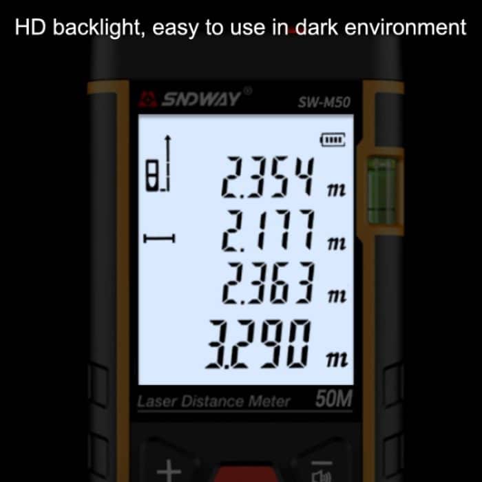 Laser-Entfernungsmesser, Infrarot-Messgerät, SNDWAY SW-M50, SNDWAY SW-M70, SNDWAY SW-M80, SNDWAY SW-M100, SNDWAY SW-M120, SNDWAY SW-G4S – Bild 5