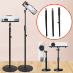 Plus Metallscheiben-Projektorhalterung, Kamera-Boden-Desktop-Halterung, Größe:, 0.3m With PTZ, 1.4 m With PTZ – Bild 5