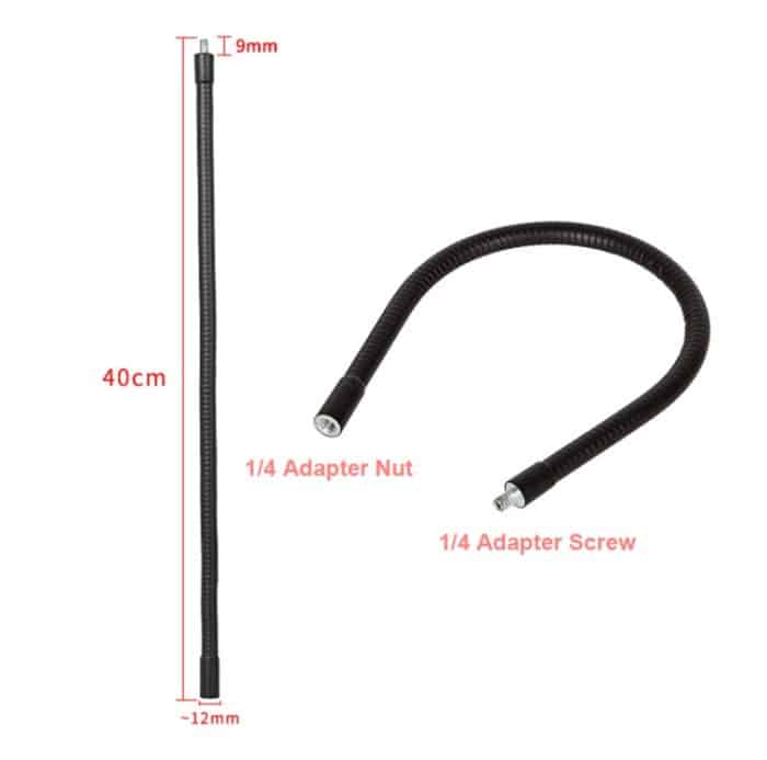40 cm Live-Übertragungshalterung, Verlängerungsschlauch, Stativzubehör, Stil:, Only Hose, Hose + PTZ, Hose+PTZ+Phone Clip, Hose+PTZ+Rotatable Phone Clip – Bild 3